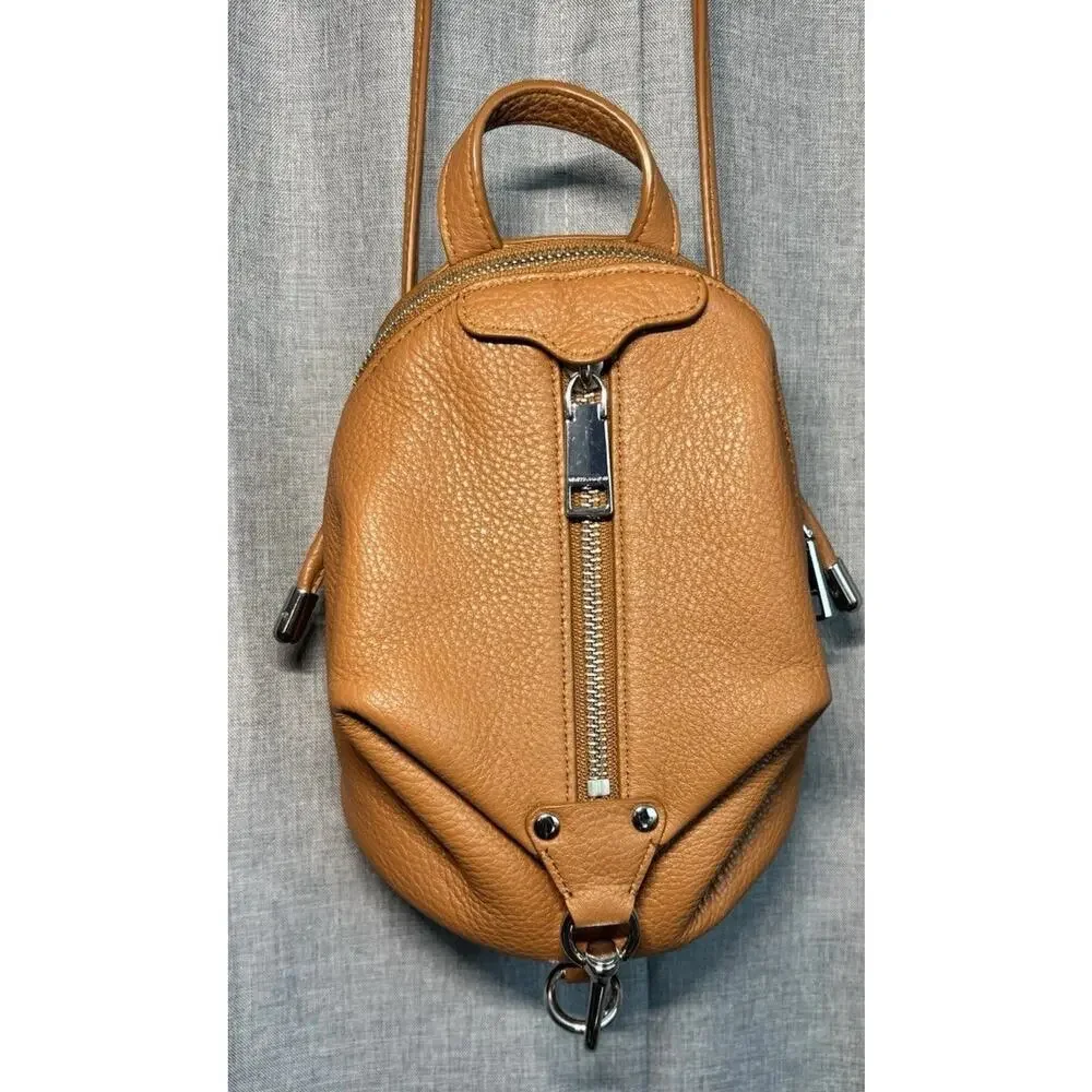 Rebecca Minkoff bag crossbody purse leather tan Brown